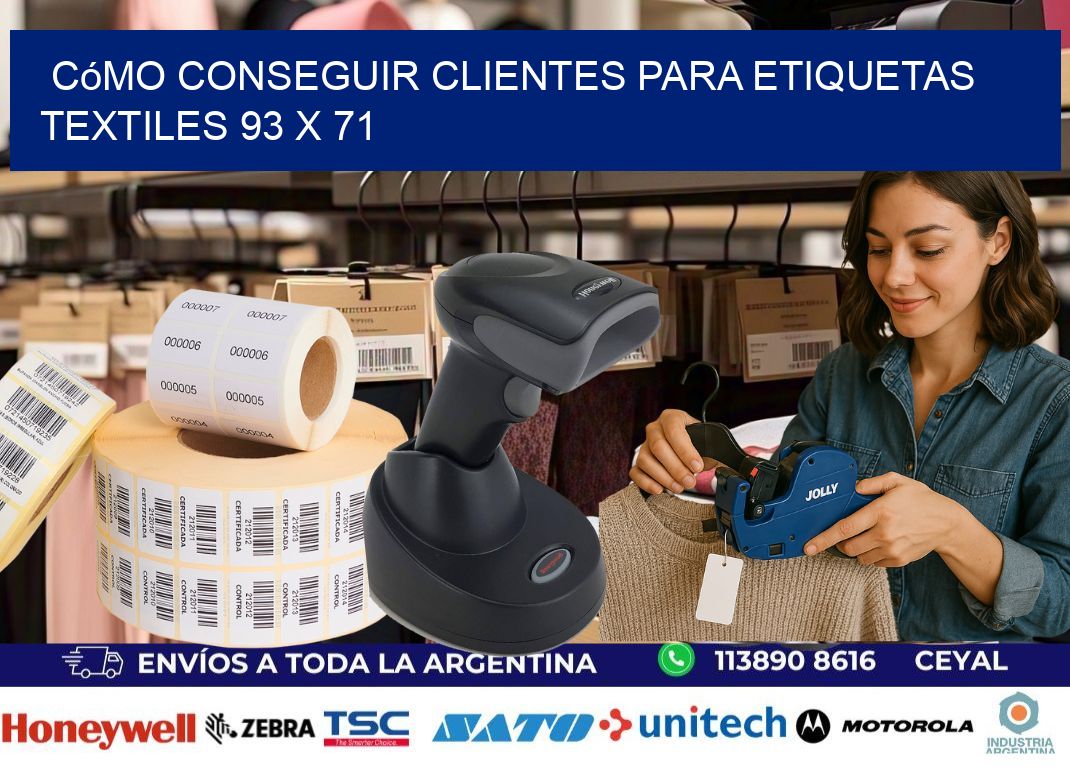 Cómo Conseguir Clientes para Etiquetas Textiles 93 x 71