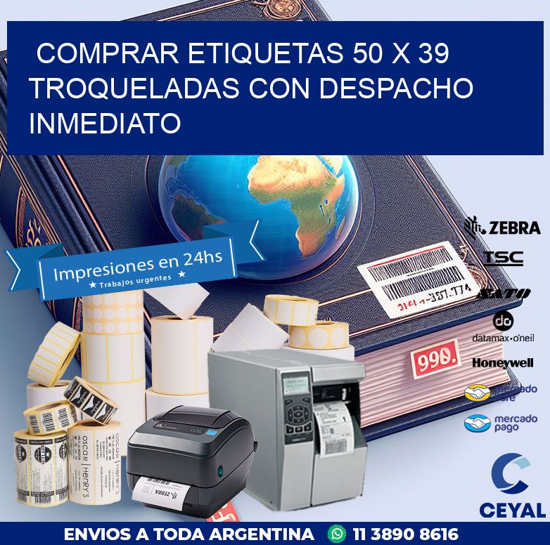 Comprar etiquetas 50 x 39 troqueladas con despacho inmediato