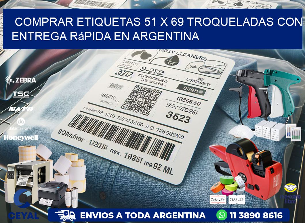 Comprar etiquetas 51 x 69 troqueladas con entrega rápida en Argentina