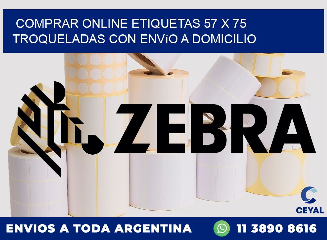 Comprar online etiquetas 57 x 75 troqueladas con envío a domicilio