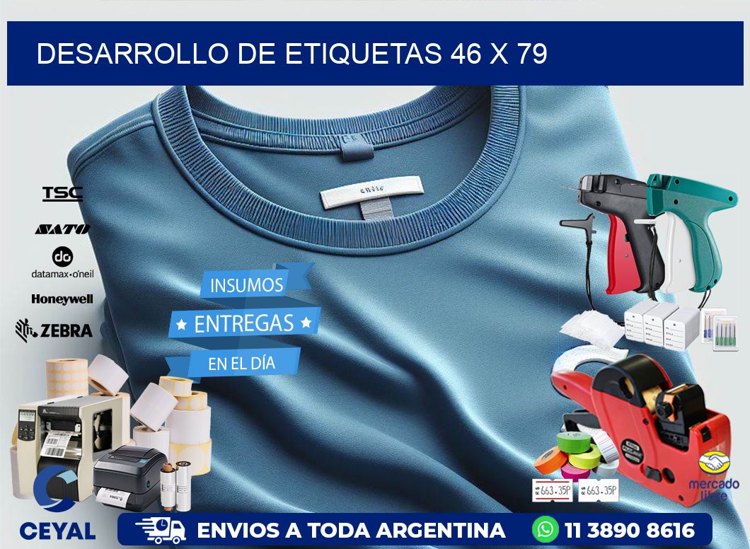 Desarrollo de etiquetas 46 x 79
