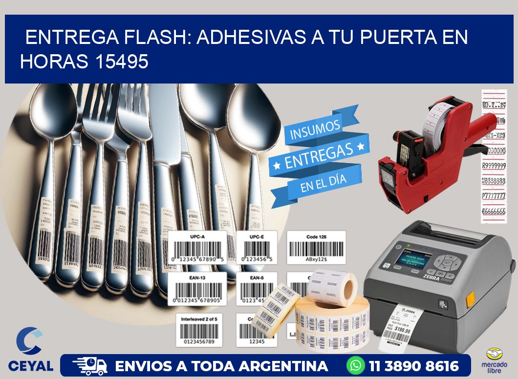 Entrega Flash: Adhesivas A Tu Puerta en Horas 15495