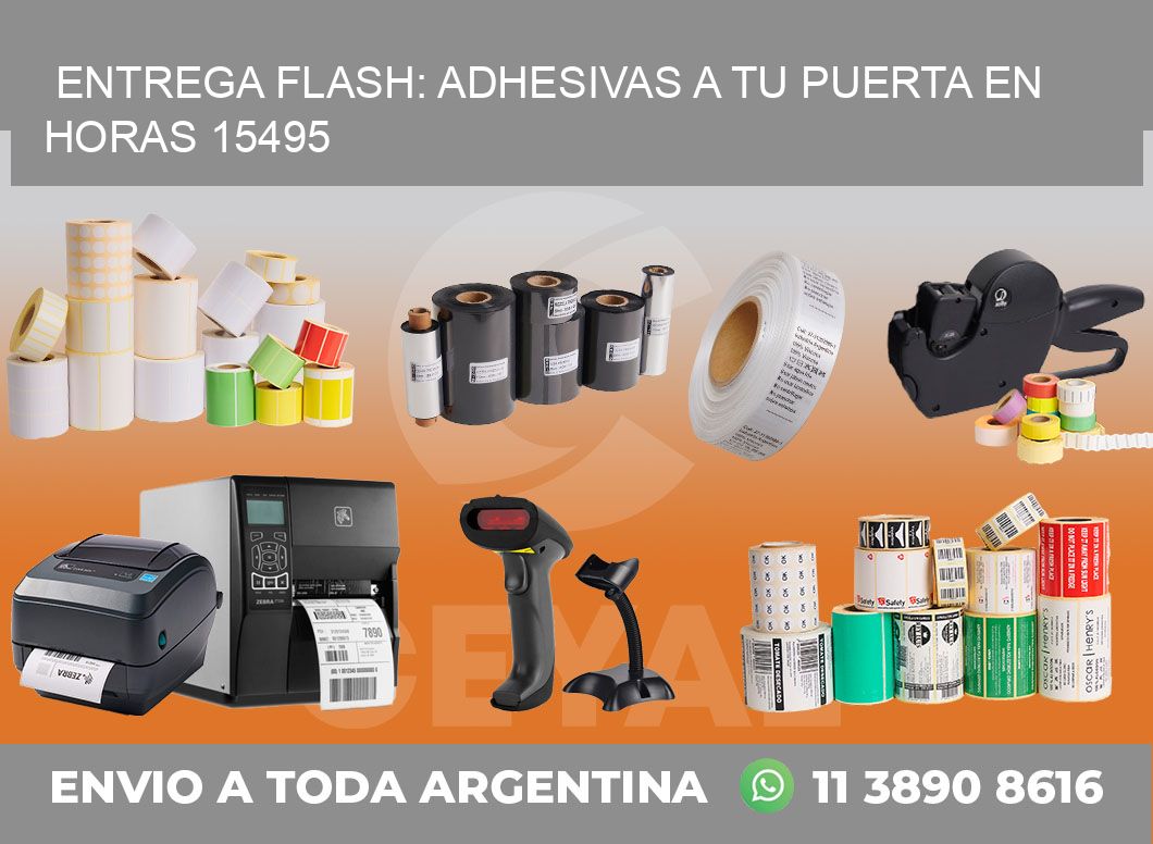 Entrega Flash: Adhesivas A Tu Puerta en Horas 15495