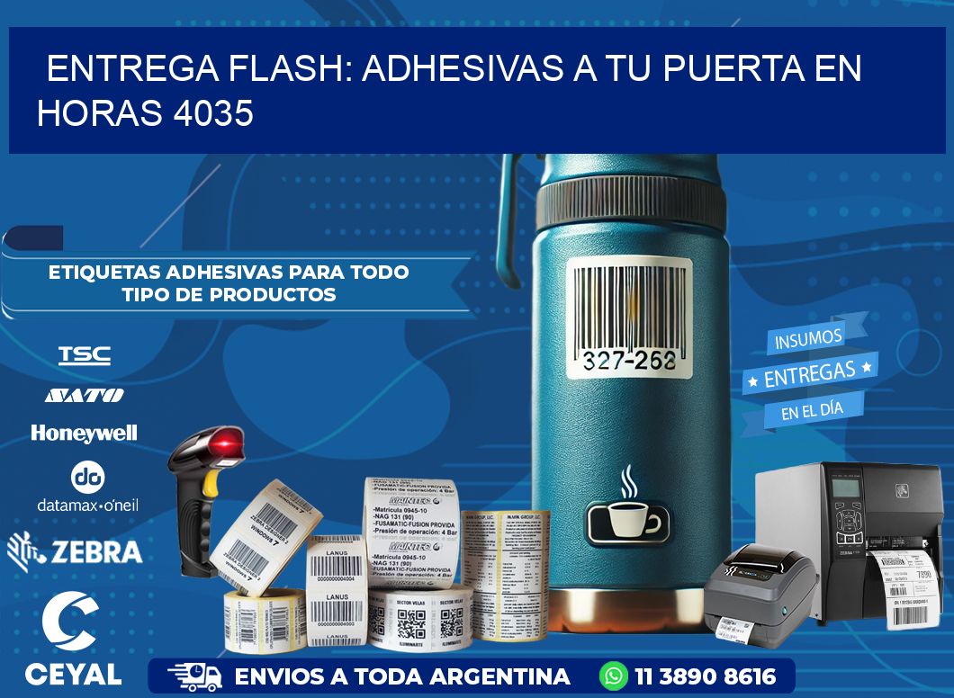 Entrega Flash: Adhesivas A Tu Puerta en Horas 4035