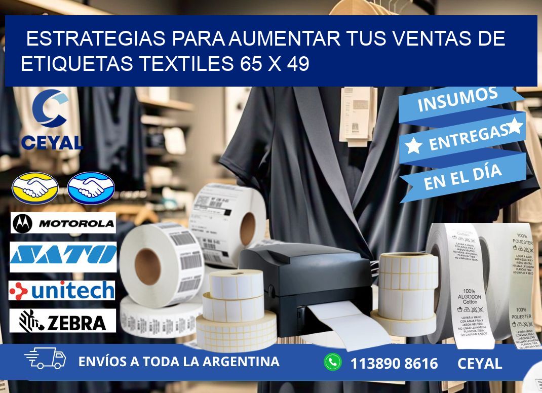 Estrategias para Aumentar tus Ventas de Etiquetas Textiles 65 x 49