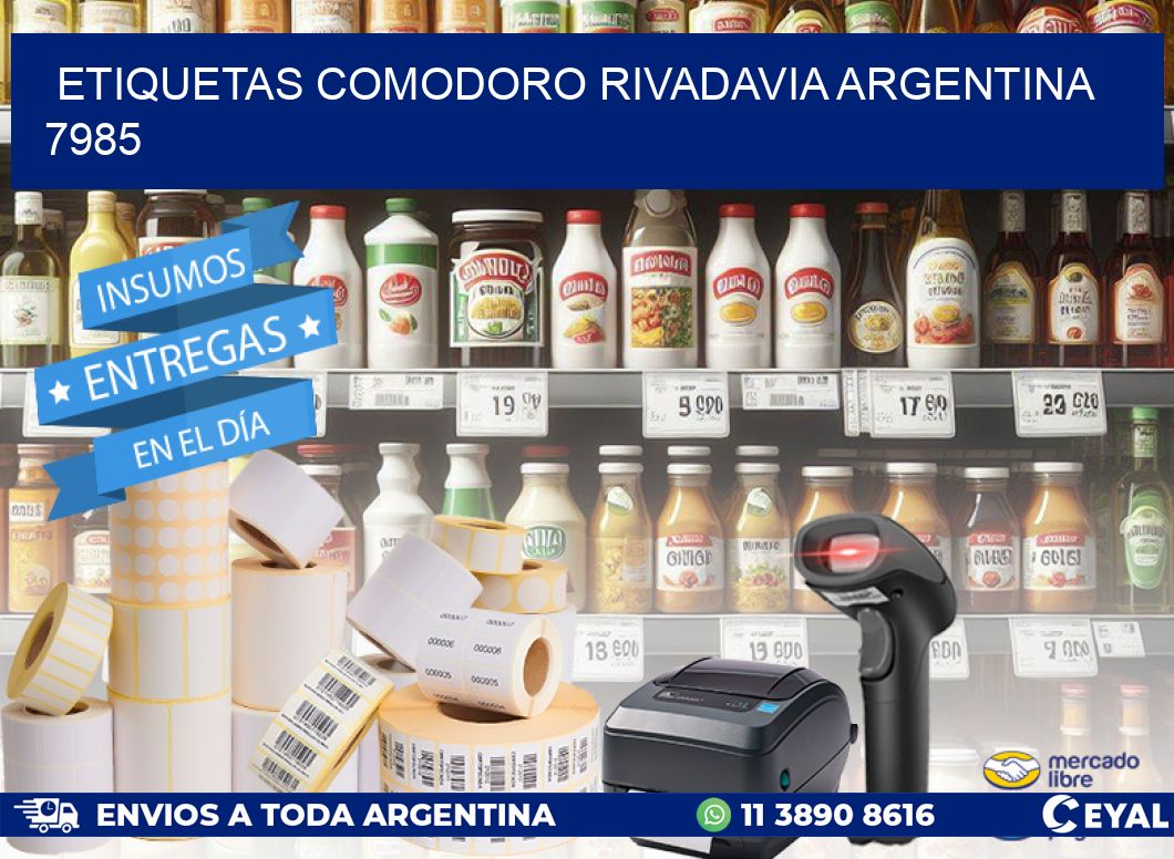 Etiquetas Comodoro Rivadavia Argentina 7985