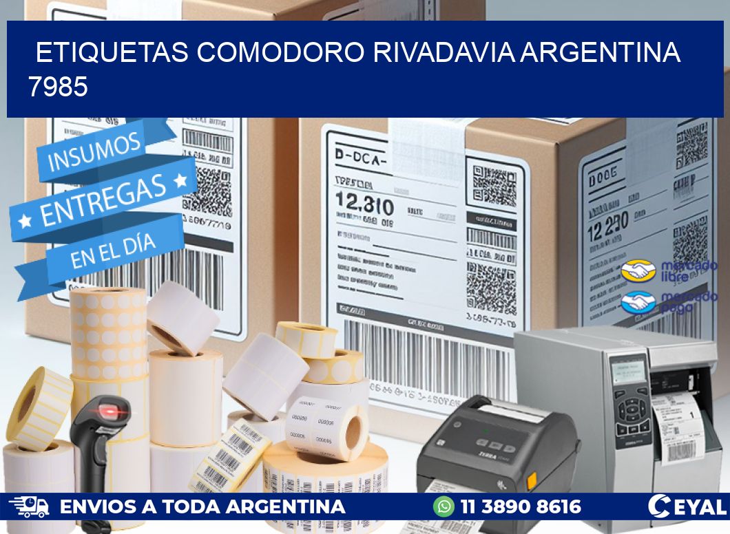 Etiquetas Comodoro Rivadavia Argentina 7985