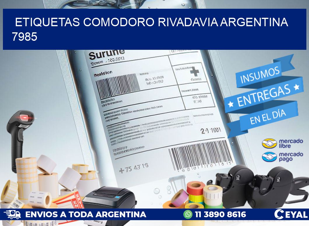 Etiquetas Comodoro Rivadavia Argentina 7985