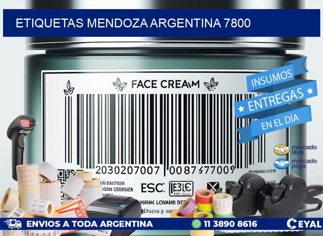 Etiquetas Mendoza Argentina 7800