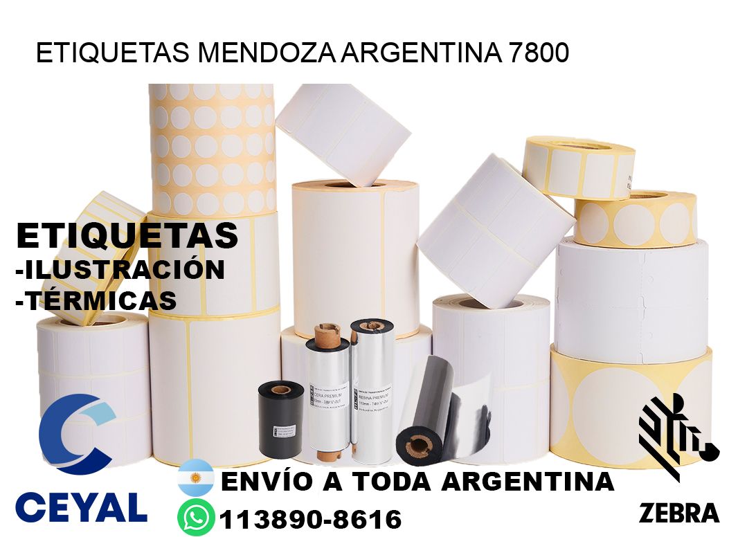 Etiquetas Mendoza Argentina 7800