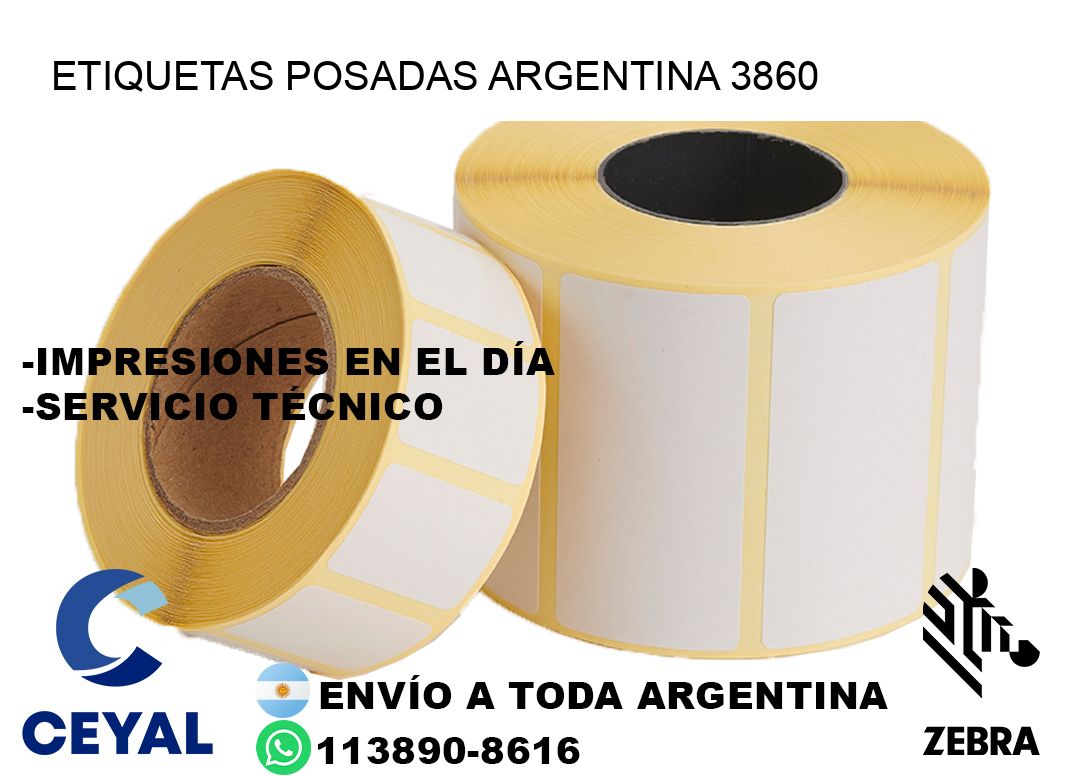 Etiquetas Posadas Argentina 3860