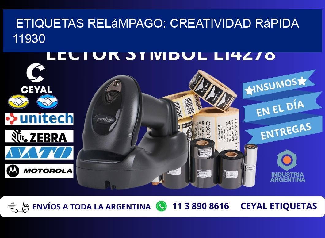 Etiquetas Relámpago: Creatividad Rápida 11930