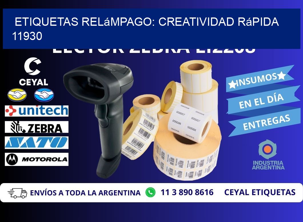 Etiquetas Relámpago: Creatividad Rápida 11930