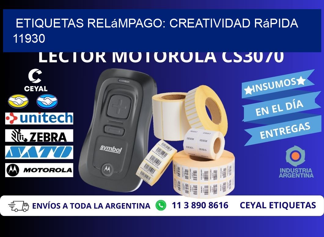 Etiquetas Relámpago: Creatividad Rápida 11930