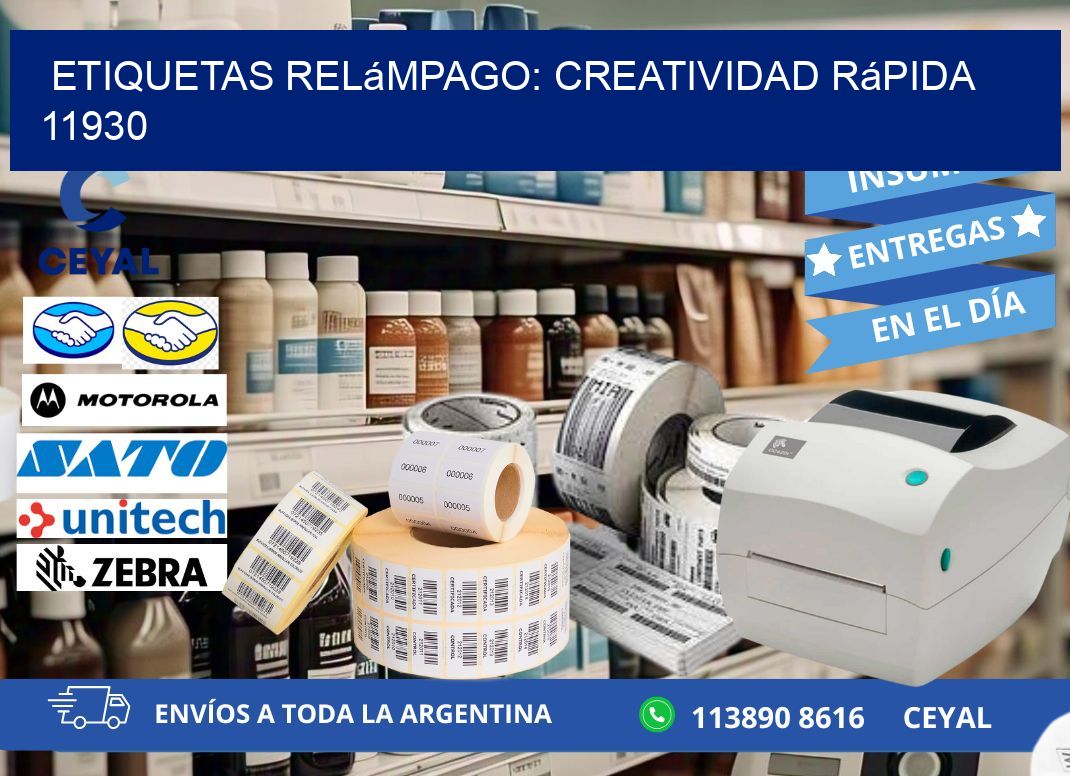 Etiquetas Relámpago: Creatividad Rápida 11930