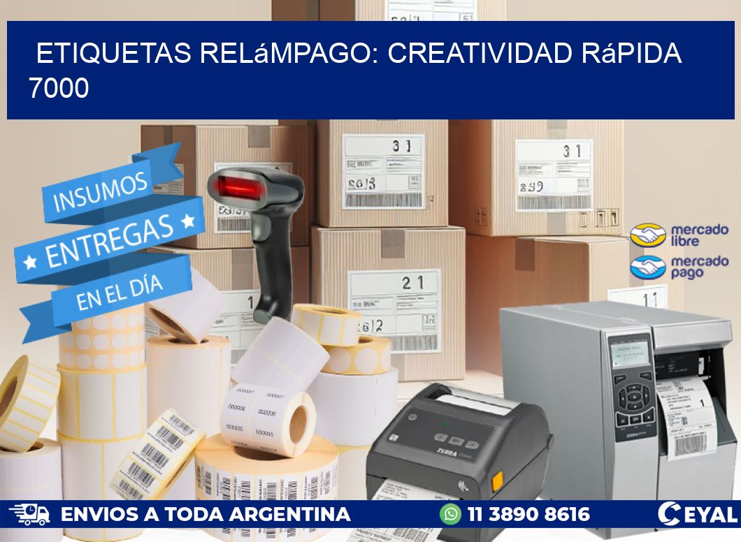 Etiquetas Relámpago: Creatividad Rápida 7000
