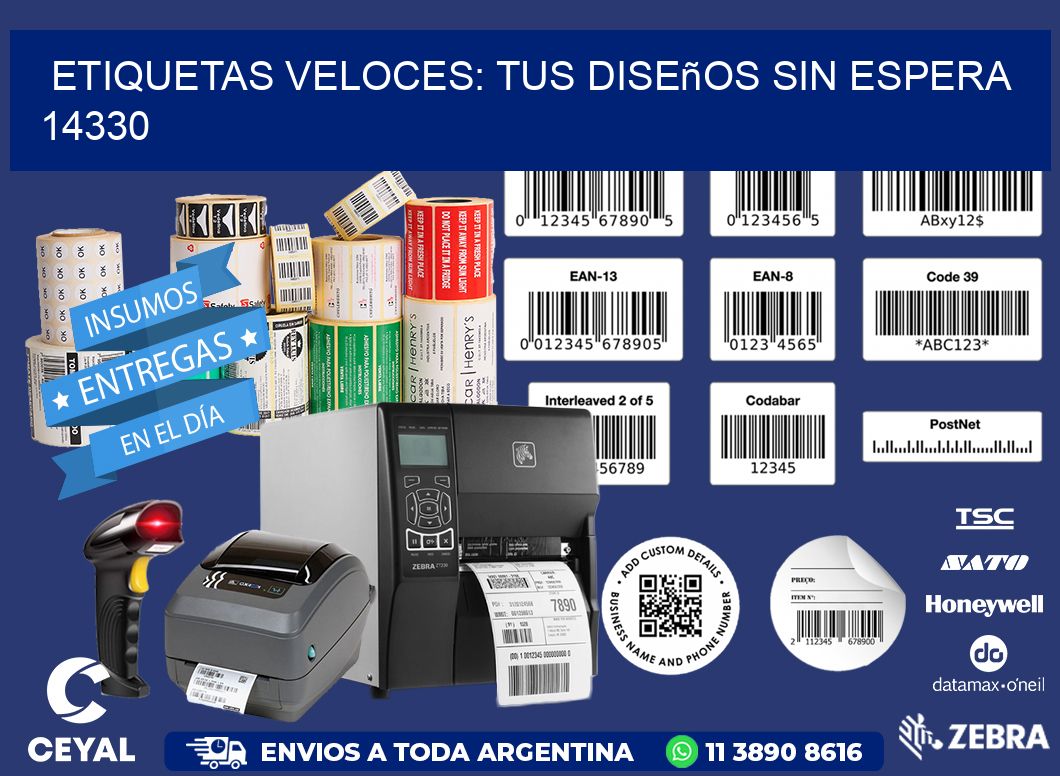 Etiquetas Veloces: Tus Diseños sin Espera 14330