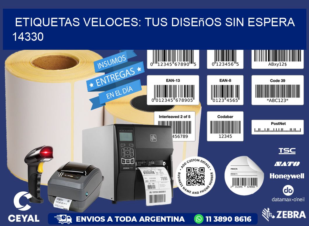 Etiquetas Veloces: Tus Diseños sin Espera 14330