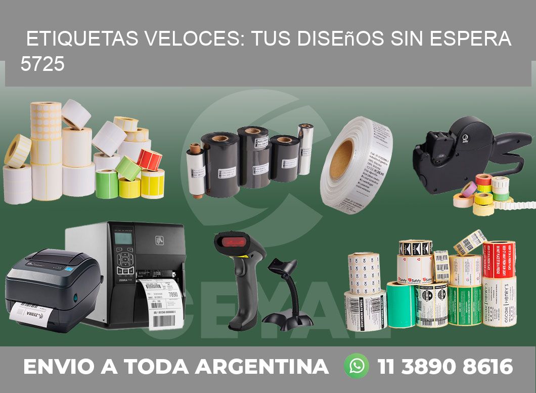 Etiquetas Veloces: Tus Diseños sin Espera 5725