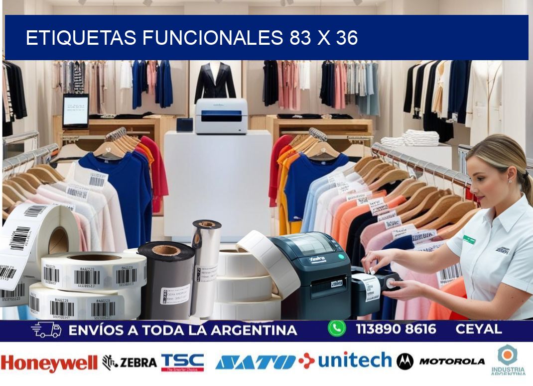 Etiquetas funcionales 83 x 36