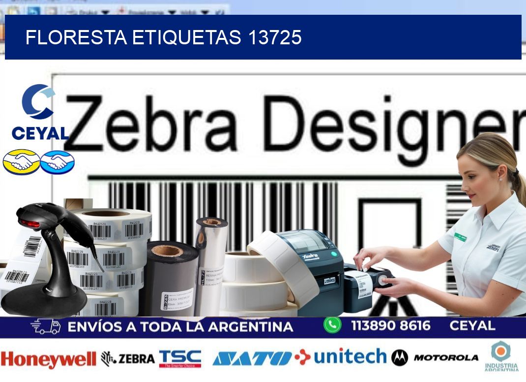 Floresta etiquetas 13725