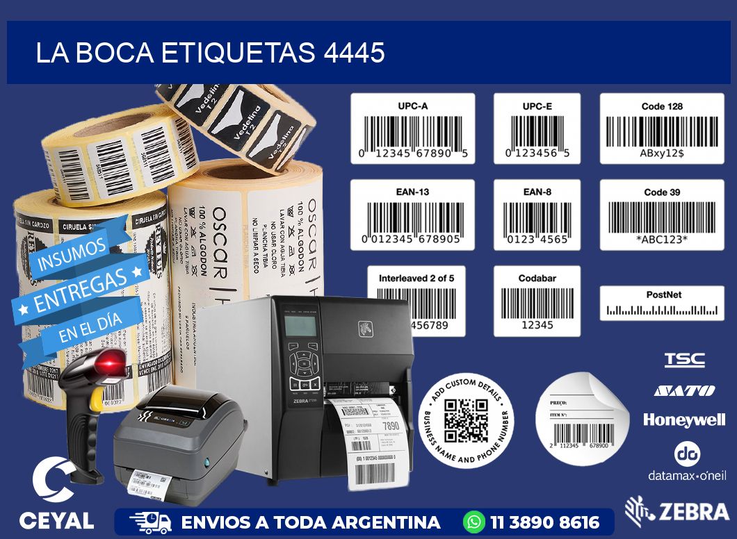 La Boca etiquetas 4445