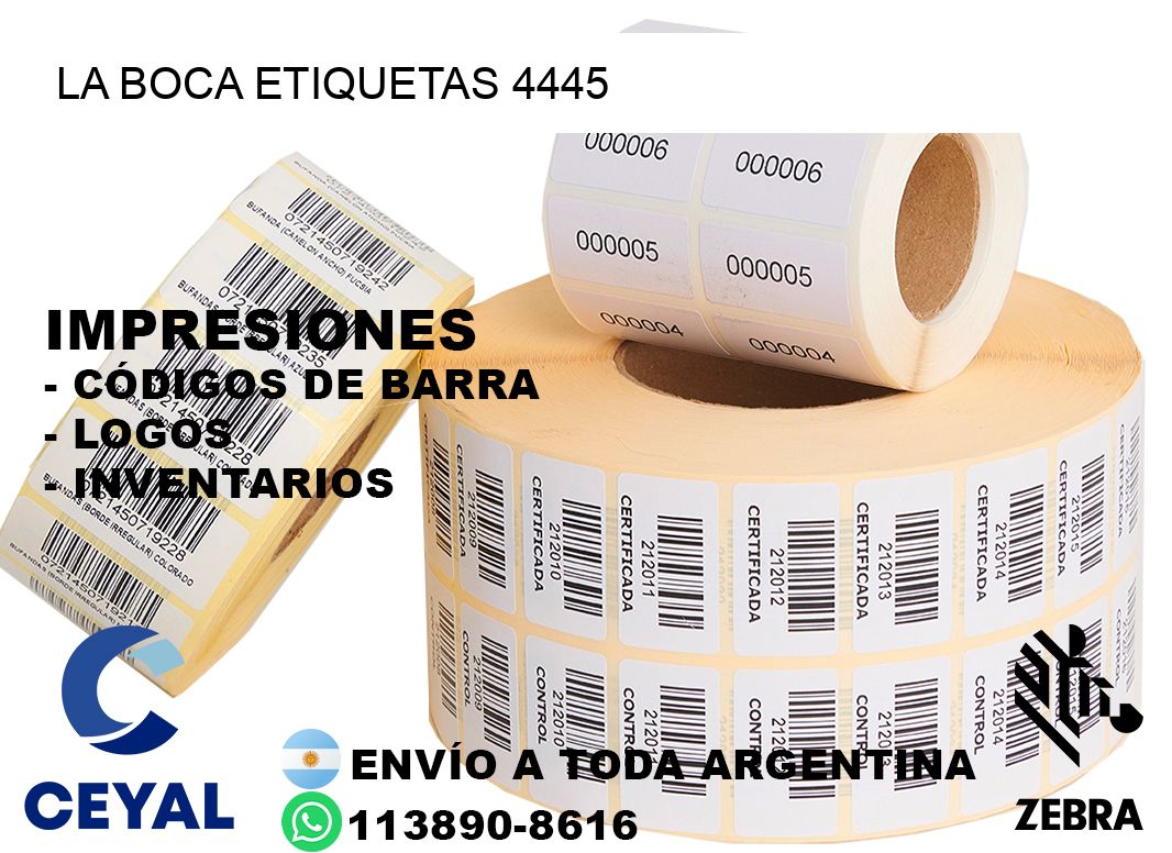 La Boca etiquetas 4445