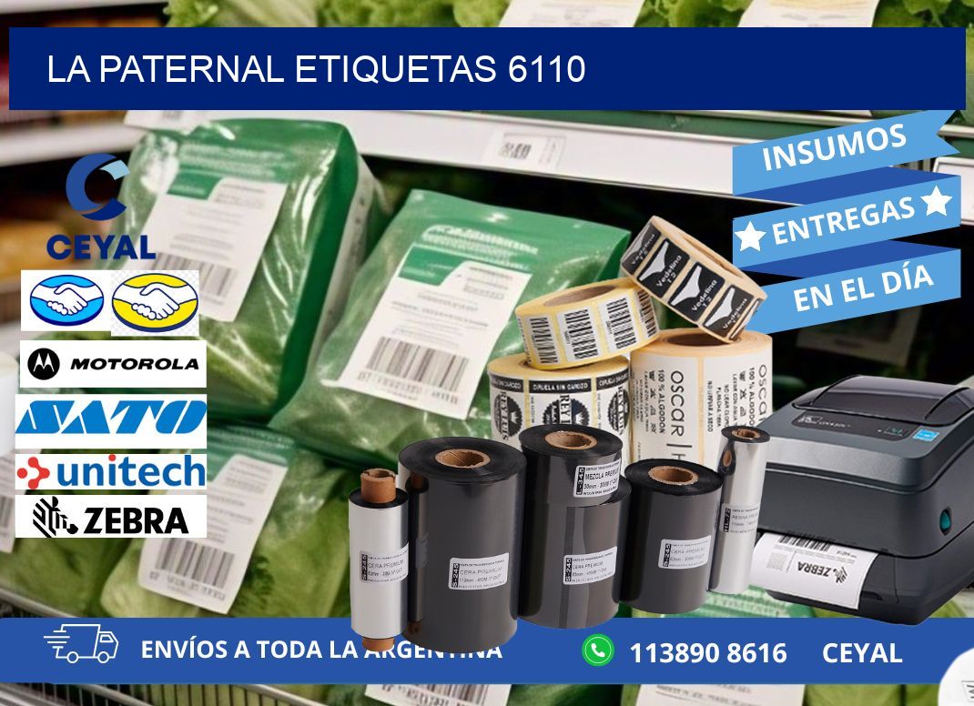La Paternal etiquetas 6110