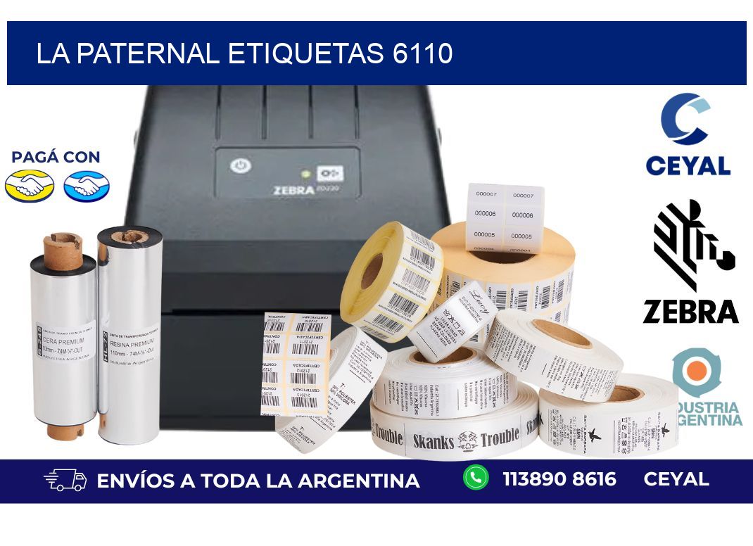 La Paternal etiquetas 6110