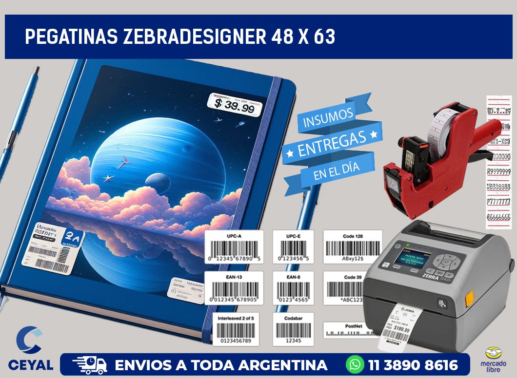 PEGATINAS zebradesigner 48 x 63