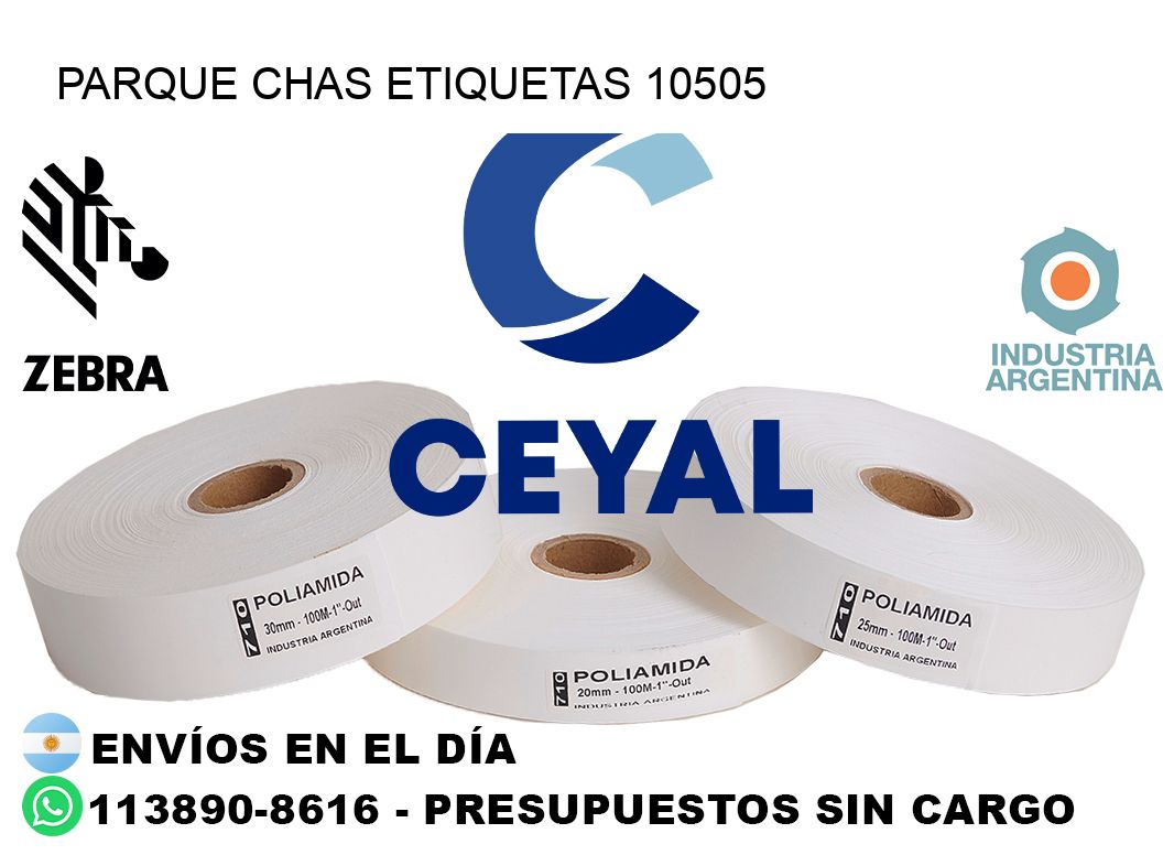 Parque Chas etiquetas 10505