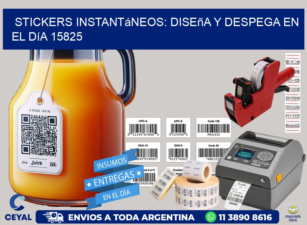 Stickers Instantáneos: Diseña y Despega en el Día 15825