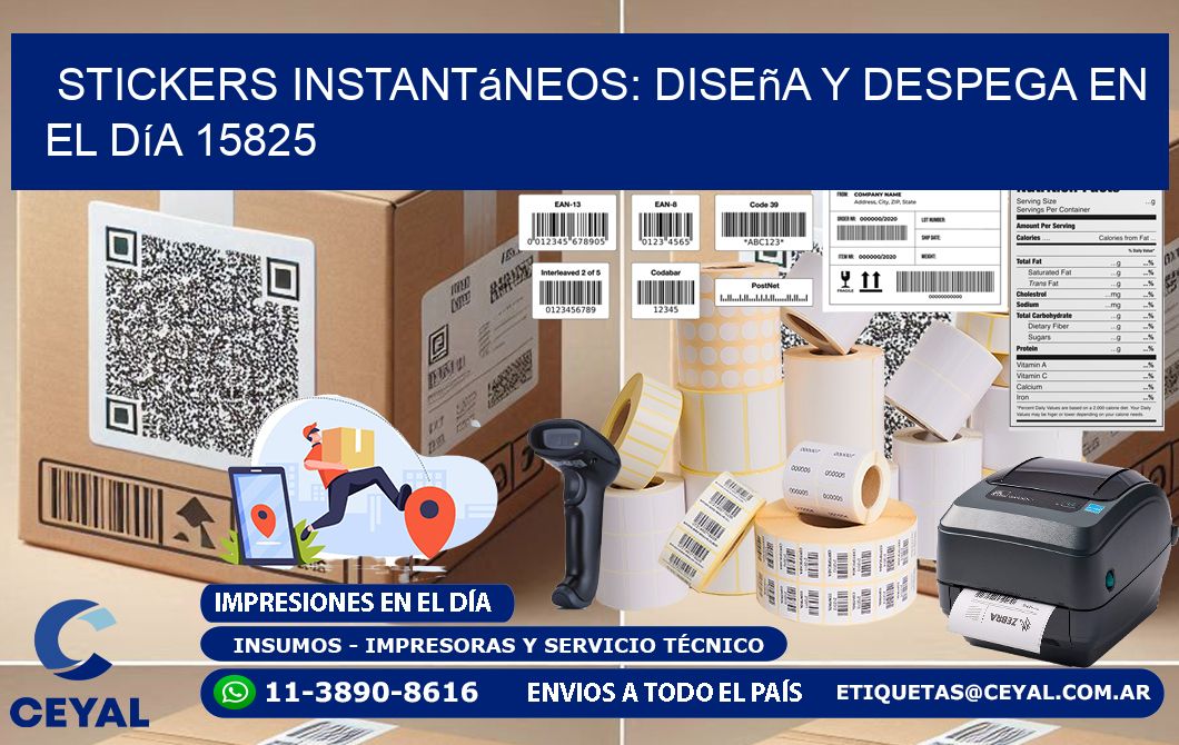 Stickers Instantáneos: Diseña y Despega en el Día 15825