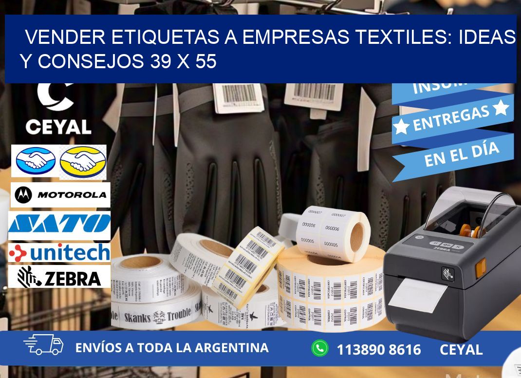 Vender Etiquetas a Empresas Textiles: Ideas y Consejos 39 x 55