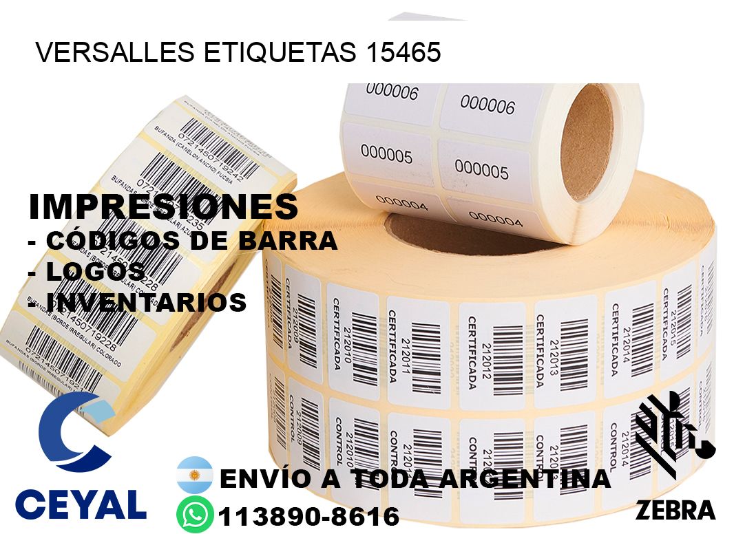 Versalles etiquetas 15465