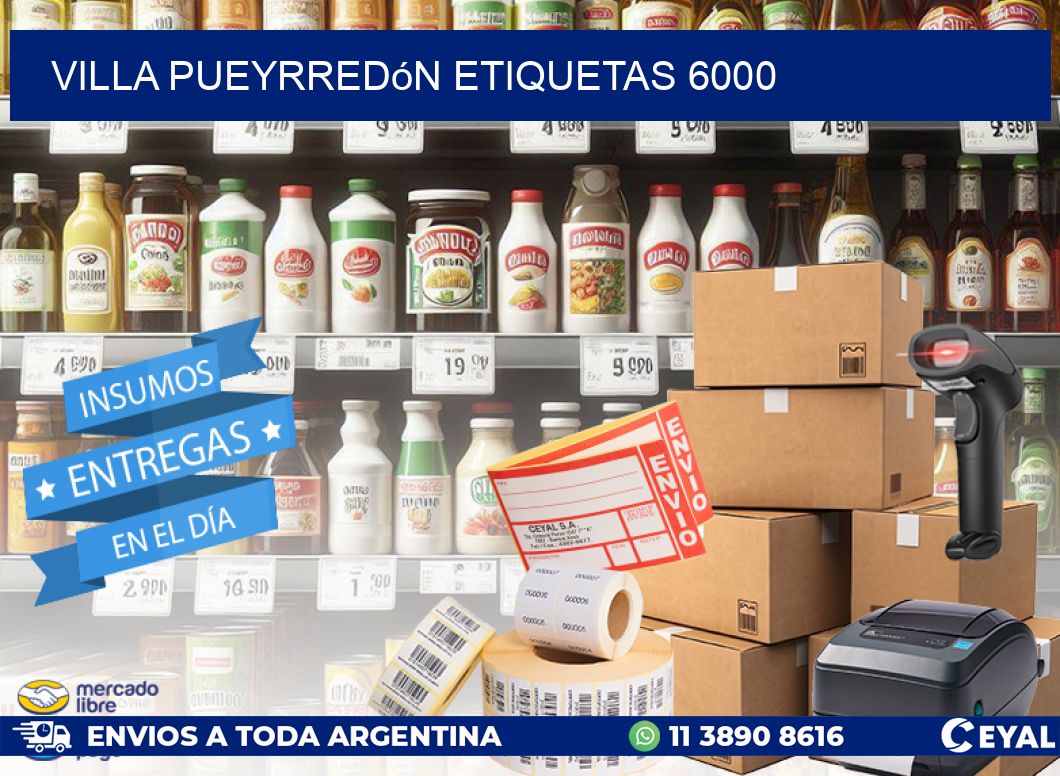 Villa Pueyrredón etiquetas 6000