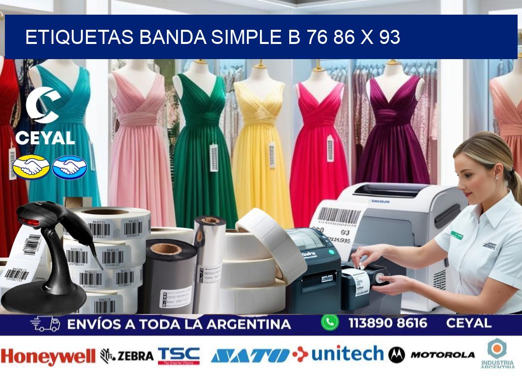 etiquetas banda simple b 76 86 x 93