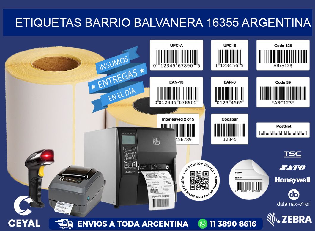 etiquetas barrio balvanera 16355 argentina