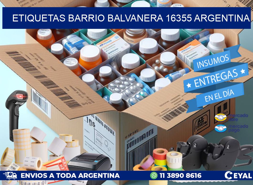 etiquetas barrio balvanera 16355 argentina