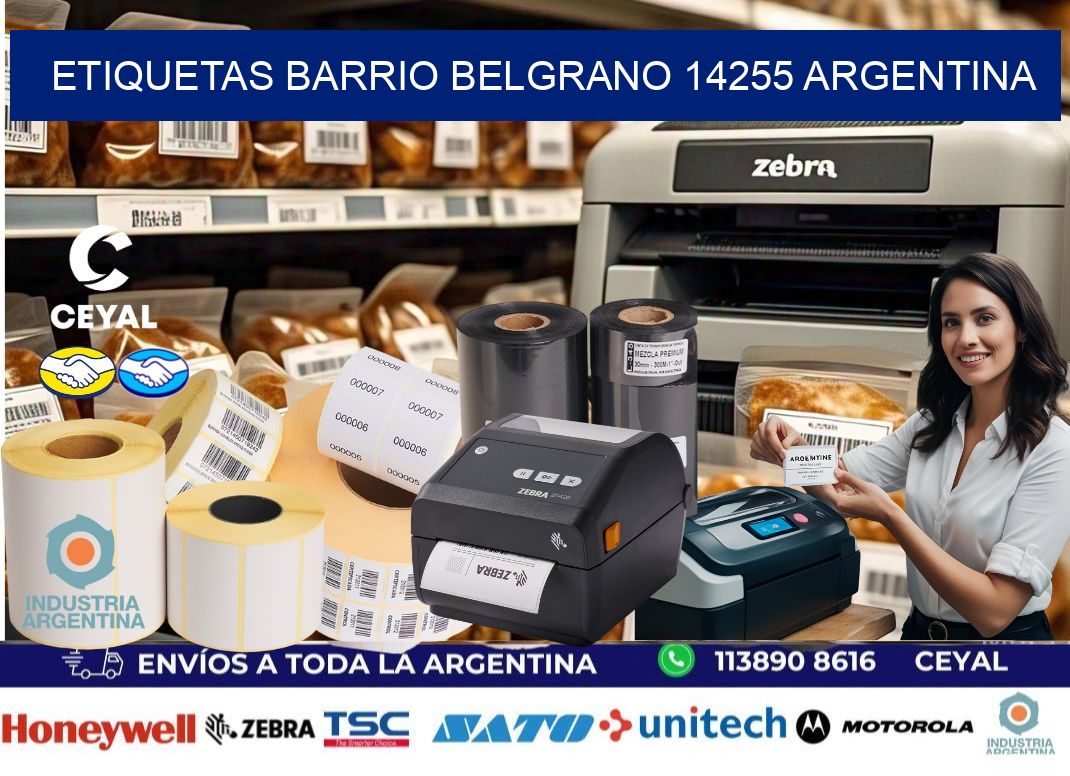 etiquetas barrio belgrano 14255 argentina
