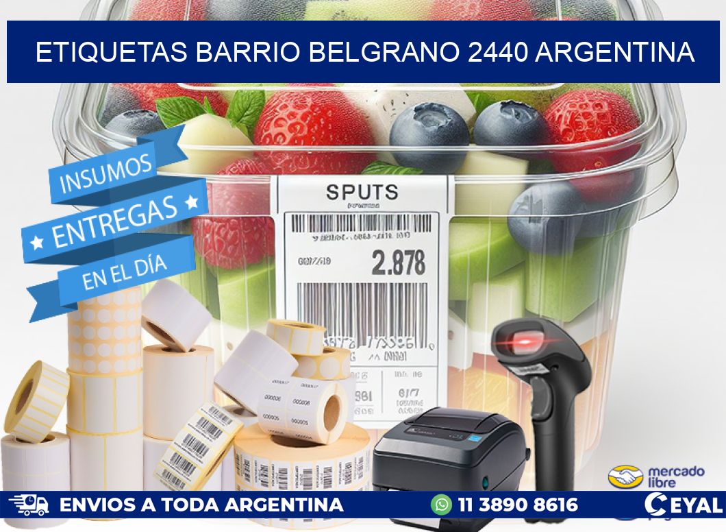 etiquetas barrio belgrano 2440 argentina