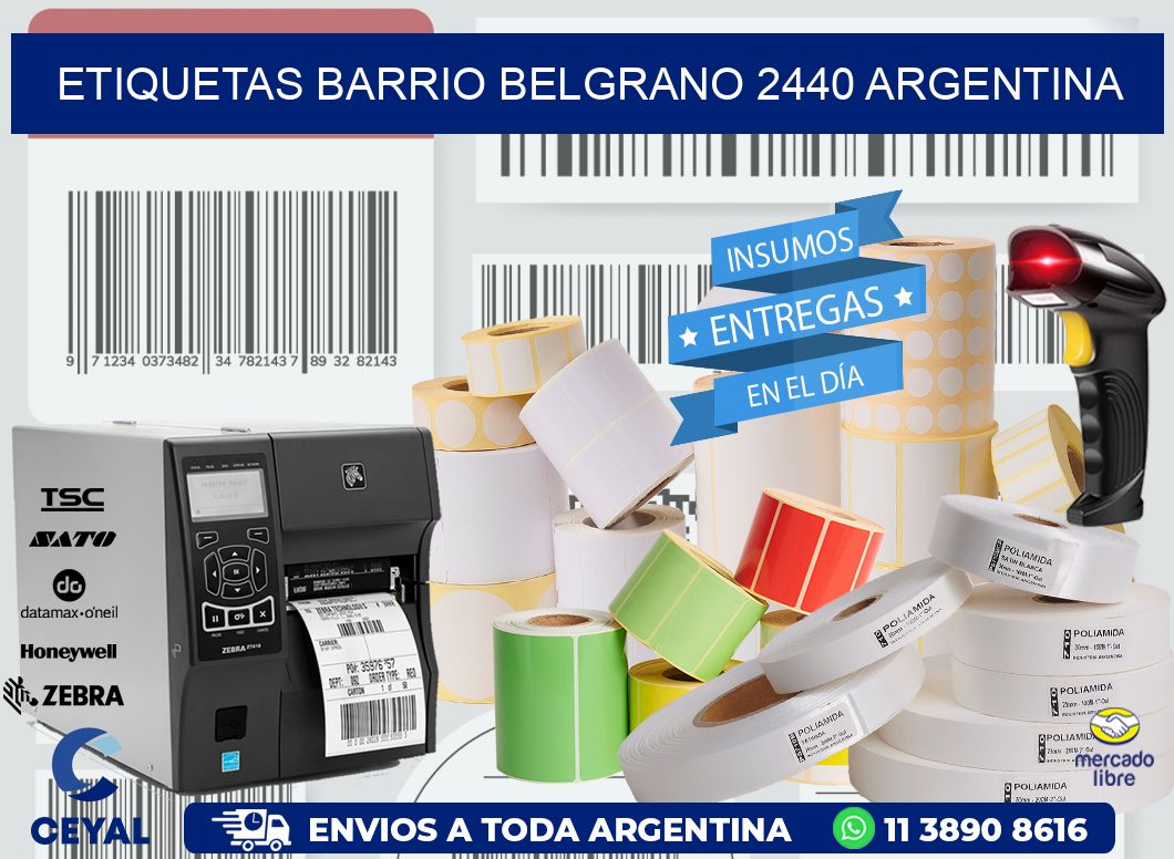 etiquetas barrio belgrano 2440 argentina