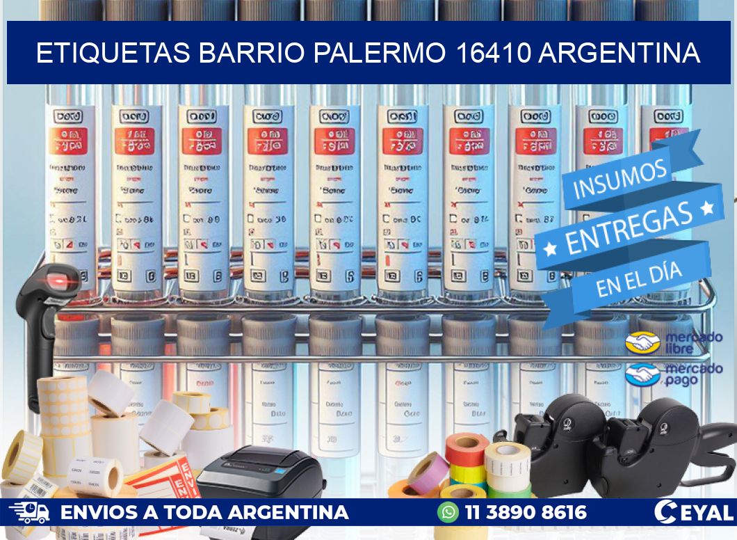 etiquetas barrio palermo 16410 argentina