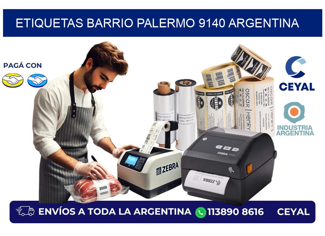 etiquetas barrio palermo 9140 argentina