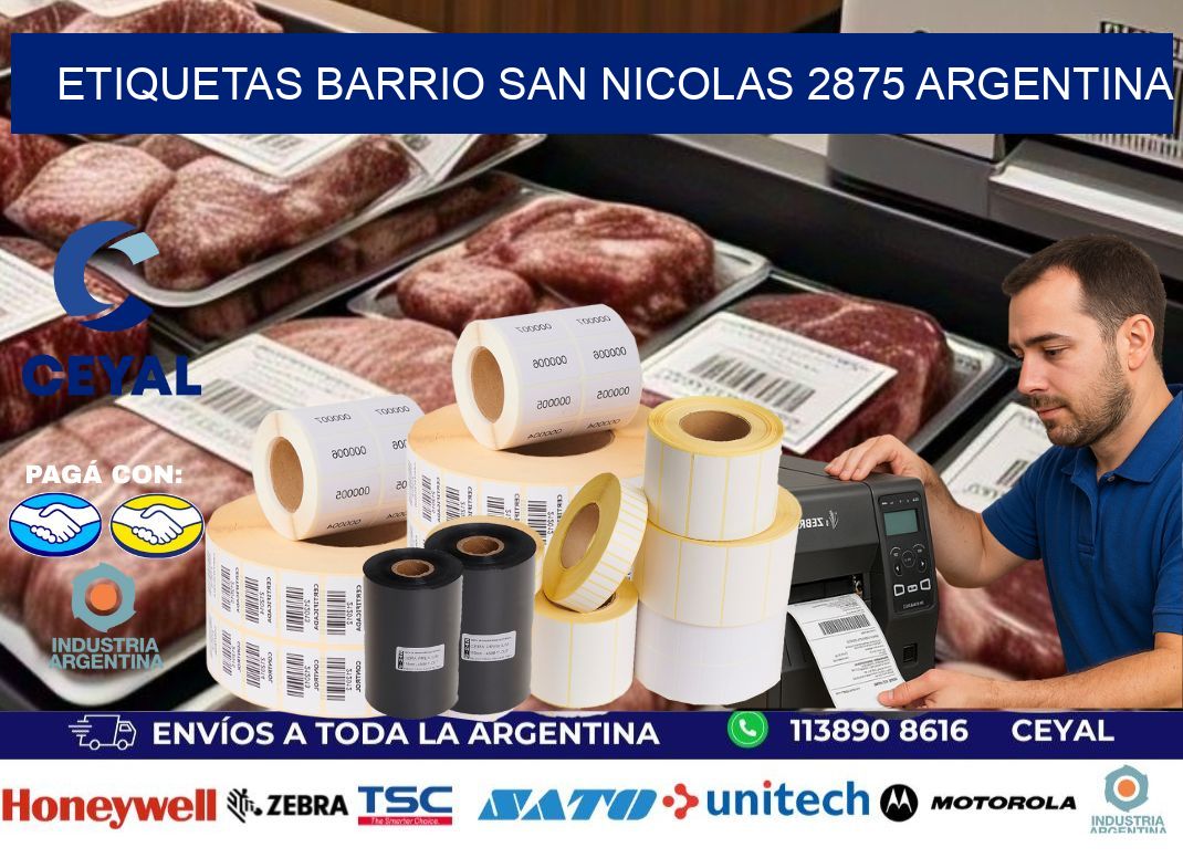 etiquetas barrio san nicolas 2875 argentina