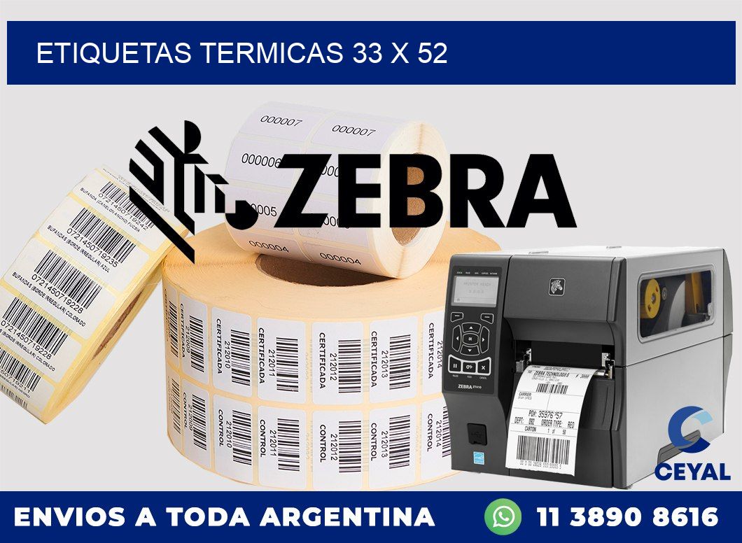 etiquetas termicas 33 x 52