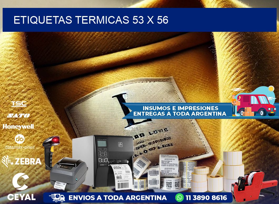 etiquetas termicas 53 x 56