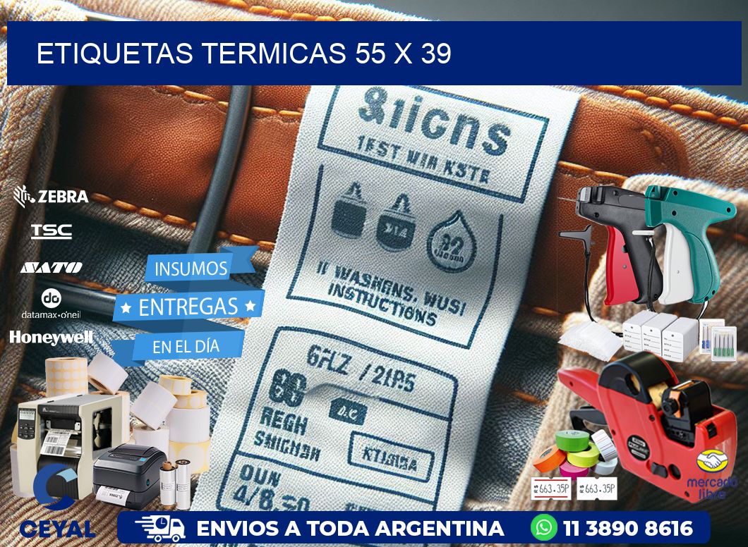 etiquetas termicas 55 x 39