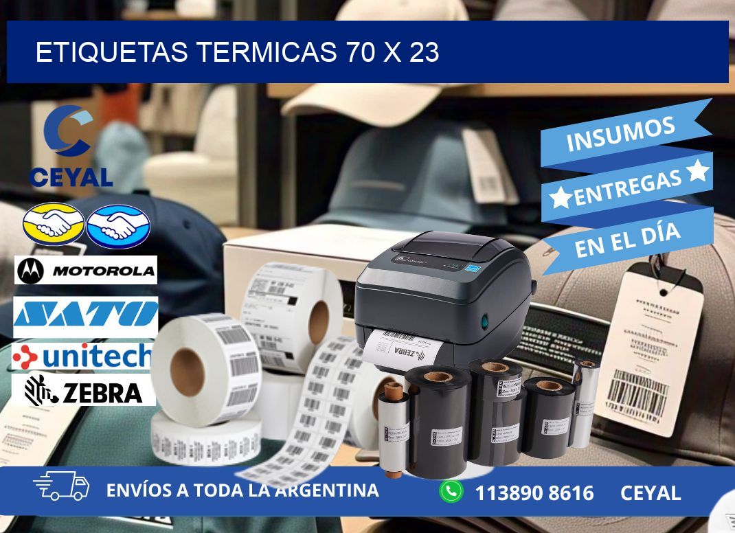etiquetas termicas 70 x 23