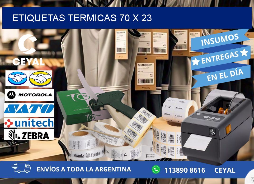 etiquetas termicas 70 x 23